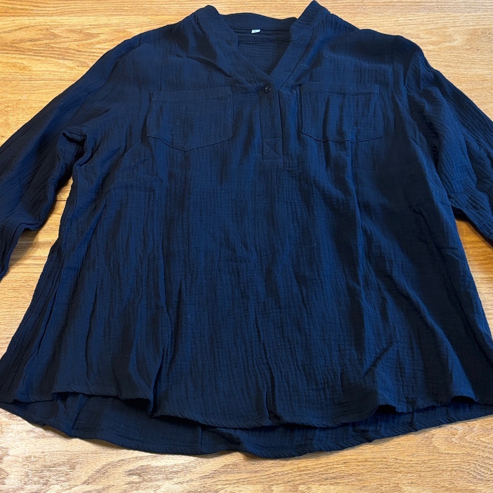 Elegant Black Women's Top